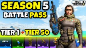*NEW* SEASON 5 BATTLE PASS MAXED OUT in COD MOBILE