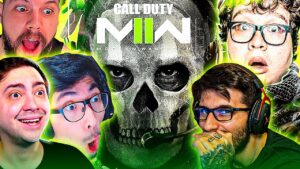 STEAMERS E PRO PLAYERS REAGINDO A GAMEPLAY DO NOVO CALL OF DUTY MODERN WARFARE 2