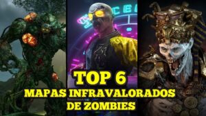 TOP 6 "LOS MAPAS MÁS INFRAVALORADOS DE ZOMBIES" | CALL OF DUTY ZOMBIES