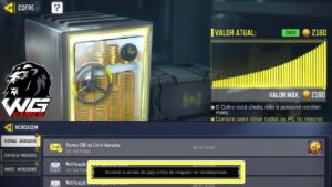 BUG Ao Comprar CP Do COFRE No Call Of Duty Mobile - Não Da Para Resgatar - Atualize a Versão Do Jogo