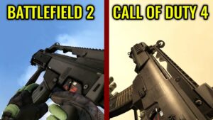 Battlefield 2 vs Call of Duty 4 Modern Warfare - Weapons Comparison