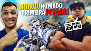 CALL OF DUTY MOBILE - JOGANDO EM PRIMEIRA PESSOA NO MODO TERCEIRA PESSOA KKKKKKKKKKKKK