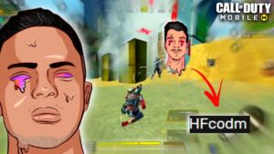 ENCONTREI O PRO PLAYER HF NA PARTIDA / CALL OF DUTY MOBILE BATTLE ROYALE