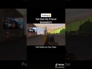His friend got BANNED because of Me?!😂💀 Call of Duty #shorts