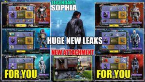 NEW Call of Duty Mobile Season 7 Leaks | New Attachment Taser | For You Draw | Legendary Sophia Codm