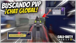 PvP con JUGADOR RANDOM 😬 CHAT GLOBAL Call of duty mobile
