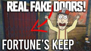 REAL FAKE DOORS ON FORTUNE’S KEEP - Call of Duty Warzone with Rick & Morty