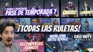 SALIO TODO! RECOMPENSA PASE TEMPORADA 7 y RANQUEADO - RULETAS - CAJAS - NUEVA ZONA BR | COD Mobile