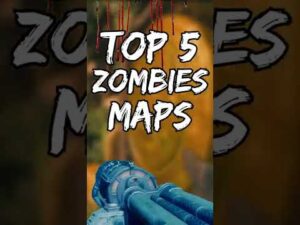 TOP 5 ZOMBIES MAPS IN BO1! | Call of Duty Shorts