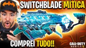 Arma *SWITCHBLADE X9 MÍTICA de R$ 660,00* do Call of Duty Mobile com Classe