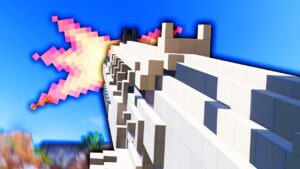 *NEW* Minecraft Laser Weapon in Warzone (8-BIT Warfare Tracer Pack Mastercraft)