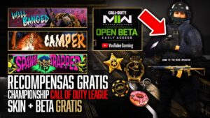 RECLAMA 3 SKINS GRATIS por ver la CALL OF DUTY LEAGUE CHAMPIONSHIP WEEKEND (CODIGO BETA de MW2)