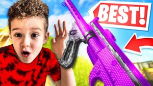8 Year Old WARZONE Pro says "THIS SMG IS NOW THE BEST!" 😈