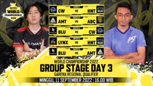 Call of Duty: Mobile World Championship 2022 : Garena Regional Qualifier - Group Stage Day 3