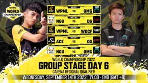Call of Duty: Mobile World Championship 2022 - Stage 4 Garena Qualifier Group Stage Day 6