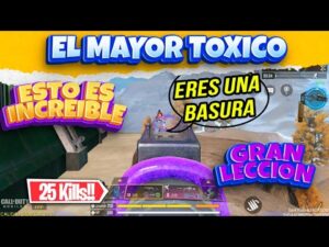 EL MAYOR TOXICO JAMAS VISTO EN CALL OF DUTY, ME PERSIGUEN, ME INSULTA EN BATTLE ROYALE EN COD MOBILE
