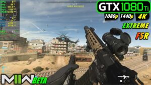 GTX 1080 Ti | Call Of Duty Modern Warfare 2 BETA - Extreme - 1080p, 1440p, 4K - FSR