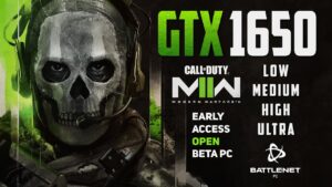 GTX 1650 - Call of Duty Modern Warfare 2 - BETA - 1080p All Settings Tested