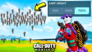 PARKER vs 100 PLAYERS with 700% JUMP 🤯 (COD MOBILE)