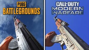 PUBG (Updated) vs Call of Duty: MW - Weapons Caomparison | 4K | Ultrawide