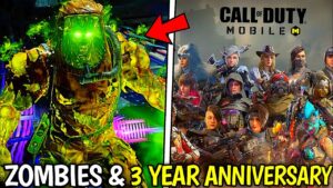 Zombies + 3 Year Anniversary Release Info + Butterfly Knife Gameplay! Call Of Duty Mobile!