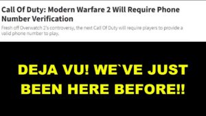 Call Of Duty Will Require People To Give In Their Phone Numbers