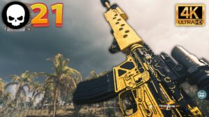 Call of Duty Warzone Solo M4A1 21Kill Gameplay PC (No Commentary)