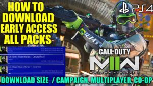 How to Download COD MW2 Campaign Early Access | Call of Duty Modern Warfare 2 Campaign Download PS4