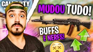 mudou *TUDO* - BUFFS E NERFS do COD MOBILE // melhores armas Call of Duty: Mobile