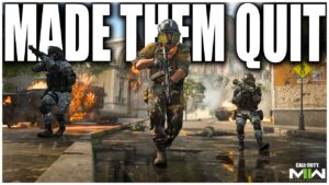 A DIVISION 2 PLAYER MAKES CALL OF DUTY PLAYERS RAGE QUIT IN MODERN WARFARE 2 3RD PERSON MOSH PIT!