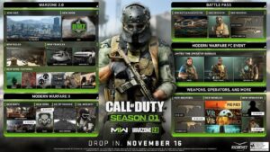 MWII Season One  - 16 NEW Camos, 4 Weapons, & 2 Fan Favorite Maps