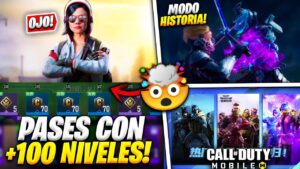 PASES con 100 NIVELES y PRECIO de PASES ANTIGUOS + NUEVAS ZONAS BR MODO CAMPAÑA! COD MOBILE | LoboJz