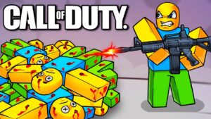 Playing CALL OF DUTY Ripoffs on Roblox
