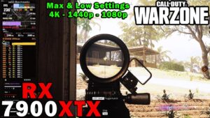 Call of Duty: WARZONE Caldera | RX 7900 XTX | R7 5800X3D | 4K - 1440p - 1080p | Ultra & Low Settings