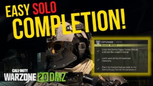 EASY SOLO Espionage Mission Completion for Black Mous | Call of Duty Warzone 2.0 DMZ