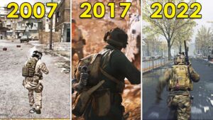 Evolution of Third Person in Call of Duty Games (2007-2022)