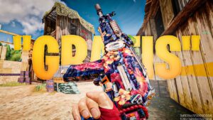 GAMEPLAY COM A AK-47 LENDÁRIA "GRÁTIS" DO COD MOBILE... 😂