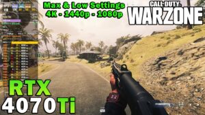 Call of Duty: WARZONE Caldera | RTX 4070 Ti | R7 5800X3D | 4K - 1440p - 1080p | Ultra & Low Settings