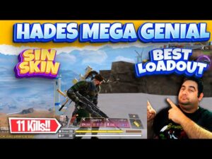 HADES! MEJOR CONFIGURACION Y LA USO SIN SKIN EN ESTA PARTIDA DE BATTLE ROYALE EN CALL OF DUTY MOBILE