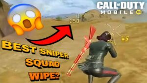 Sniper mid AIR Headshot Kill😱 | SOLO vs SQUAD Legendary Ranked Call of Duty Mobile
