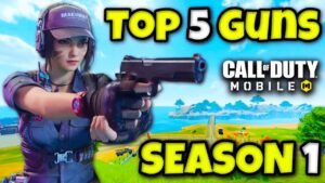 TOP 5 GUNS in SEASON 1 of COD MOBILE 🤯