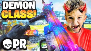 8 YEAR OLD WARZONE PRO SHOWS YOU HIS MP5 DEMON CLASS