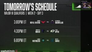 Call of Duty League Major III Qualifiers Week 2 | Day 2