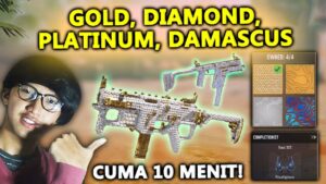 Cara Cepat Mendapatkan Skin Gold, Diamond, Platinum, dan Damascus - Call Of Duty Mobile Indonesia