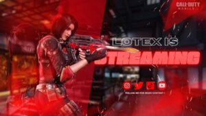 Facecam Stream Call of Duty Mobile with Lotex
