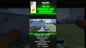 GALAXY S23 ULTRA Rodando Call of Duty Mobile