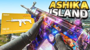 NEW *NO RECOIL* TAQ-56 on ASHIKA ISLAND! (Ashika Island Warzone)