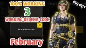 *New* 🤯 3 Working Redeem Codes February 11 Call of Duty mobile 2023 | Cod mobile Redeem Codes 2023