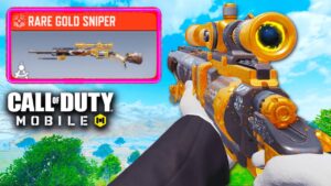 RARE GOLD SNIPER in COD MOBILE 🤯