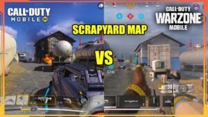 SCRAPYARD MAP - WARZONE MOBILE VS CALL OF DUTY MOBILE